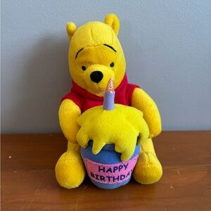 Disney - Winnie the Pooh “Happy Birthday” Honey Pot Plush 🍯